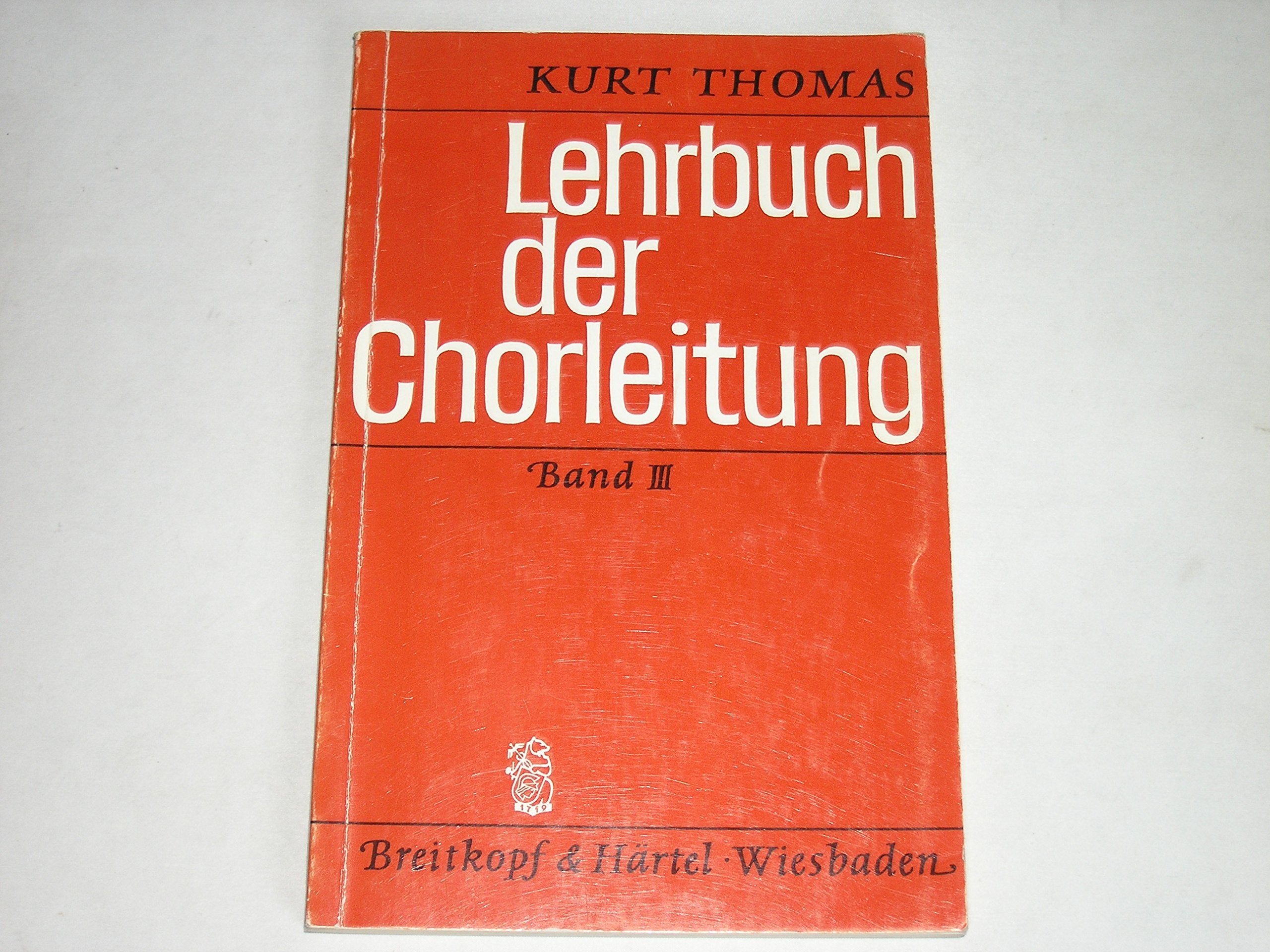 Lehrbuch der Chorleitung, 3 Bde., Bd.3 Arts & Music Books