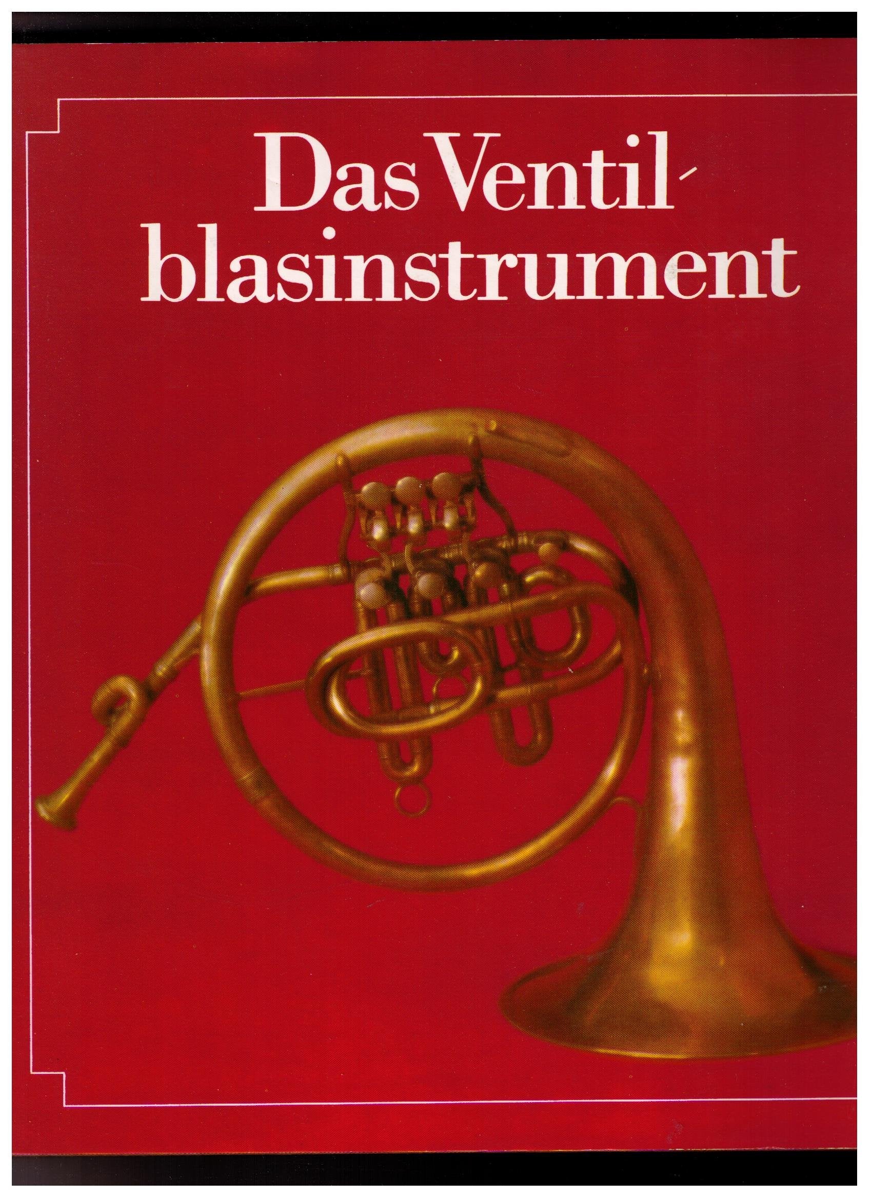 Das Ventilblasinstrument - Entwicklung im deutschsprachigen Raum von den Anfängen bis zur Gegenwart (BV 225): Seine Entwicklung im deutschsprachigen Raum von den Anfängen bis zur Gegenwart Arts & Music
