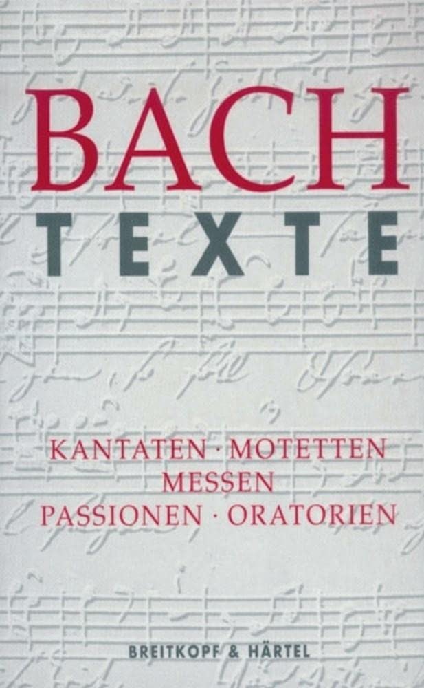 Bach Texte Arts & Music