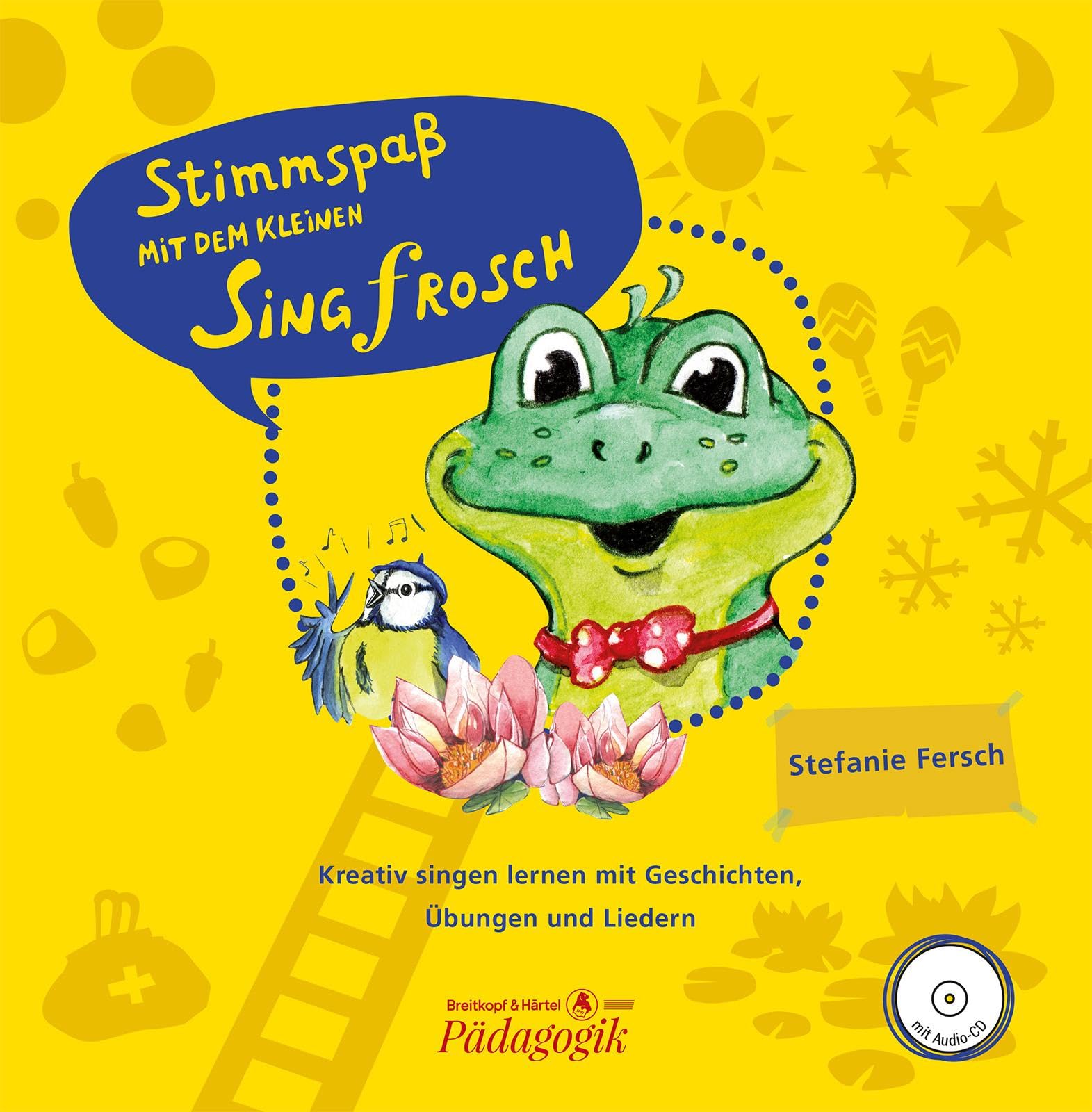 Stimmspaß mit dem kleinen Singfrosch. Set aus Bilderbuch mit CD und Lehrerband mit Klavierstimme: Kreativ singen lernen mit Geschichten, Übungen und Liedern book