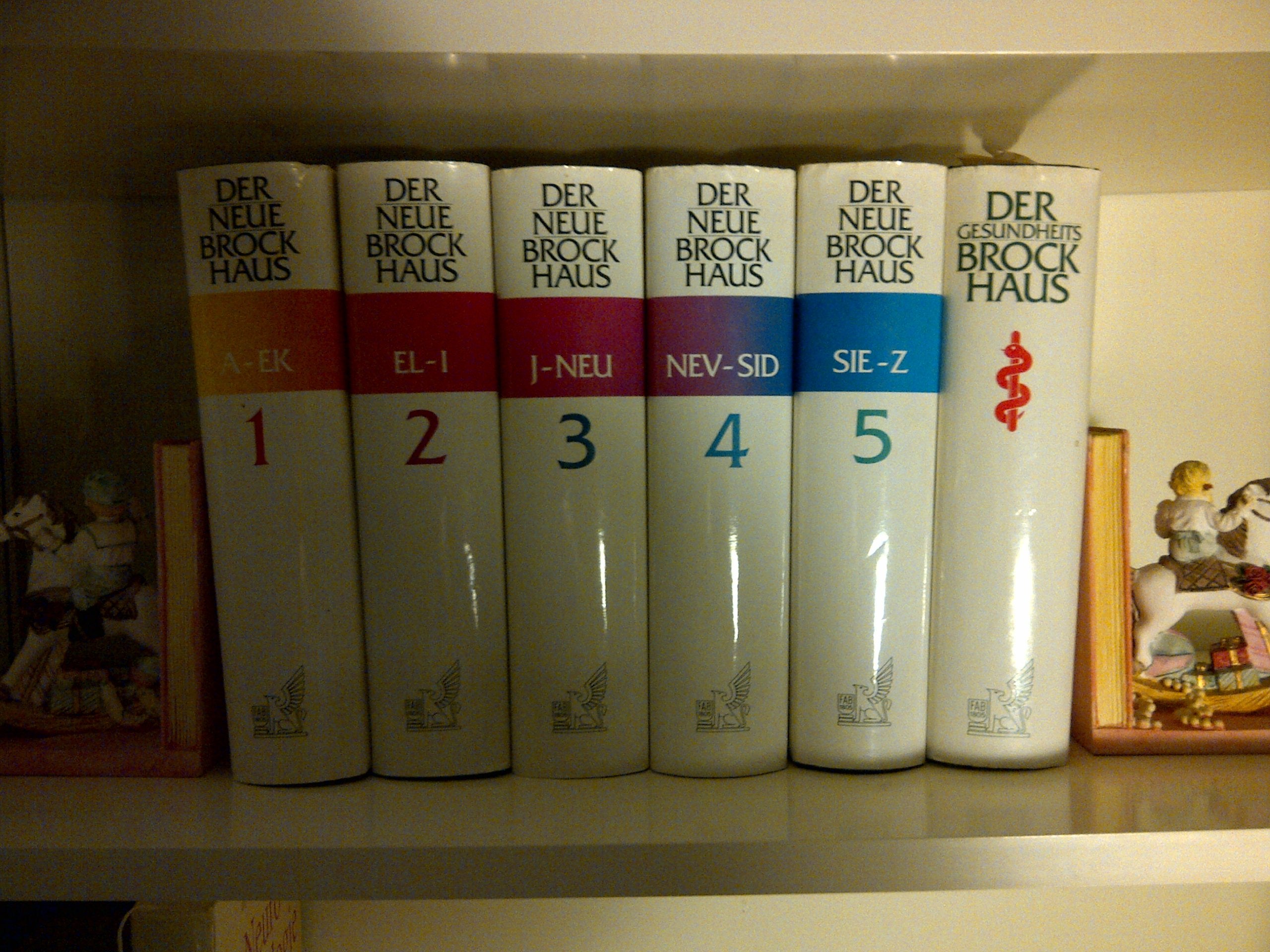 Der neue Brockhaus. Lexikon und Wörterbuch. In fünf Bände. Books