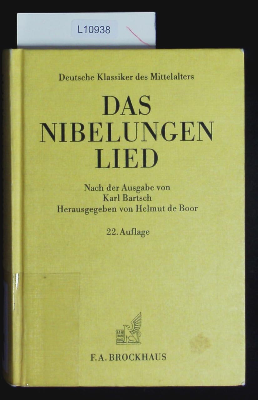 Product Image: Das Niebelungen Lied