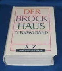 Der Brockhaus in einem Band. Neu von A bis Z Reference Books