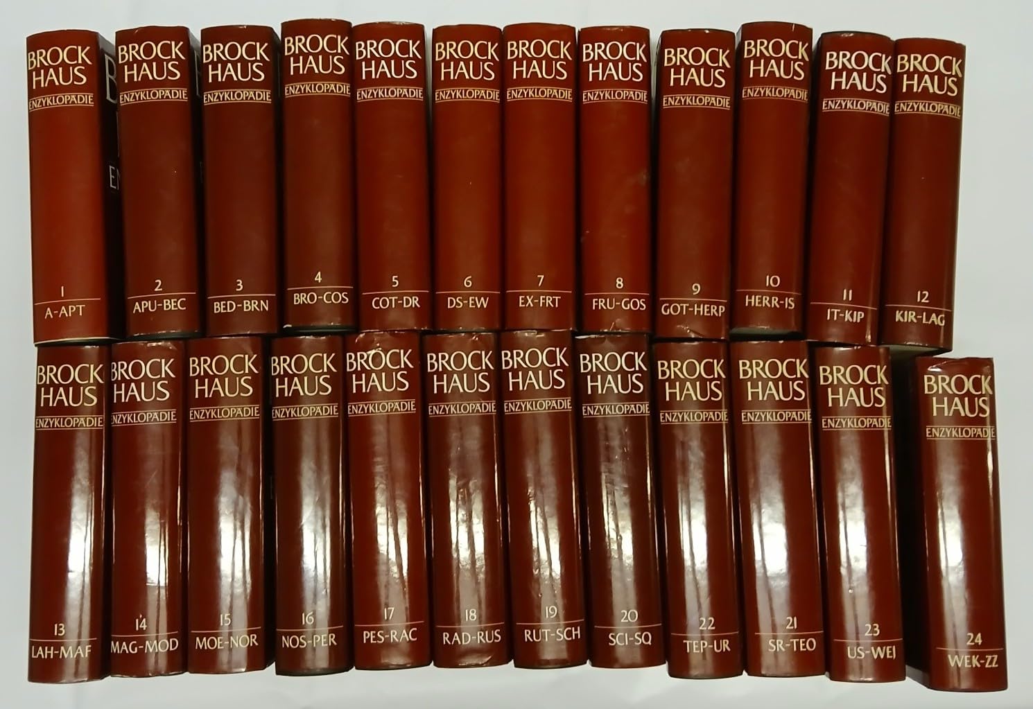 Brockhaus Enzyklopädie in 24 Bänden / Pflichtfortsetzung Band 1-24: Brockhaus Enzyklopädie, 24 Bände Reference Books
