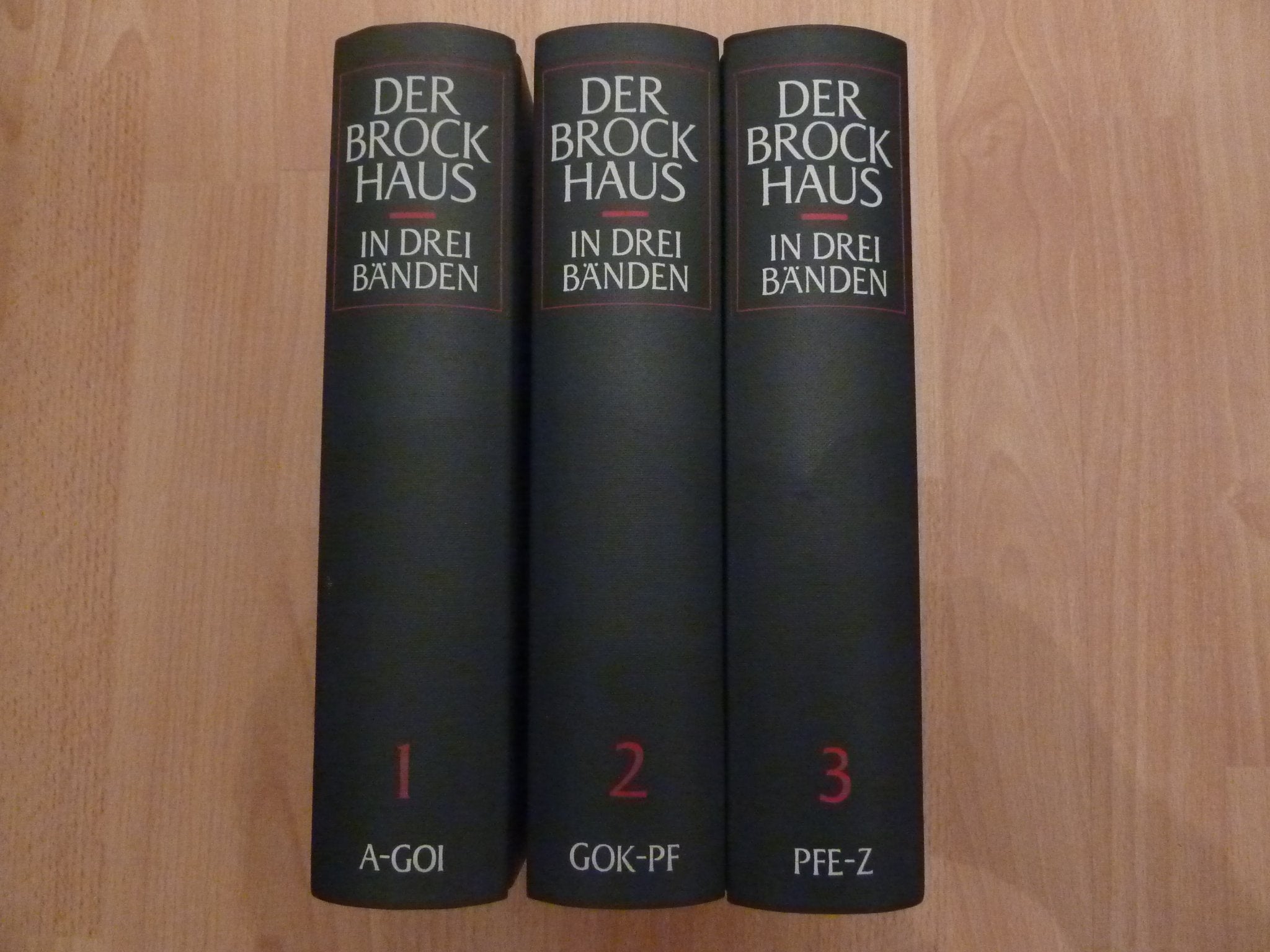 Der Brockhaus in drei Bänden Reference Books