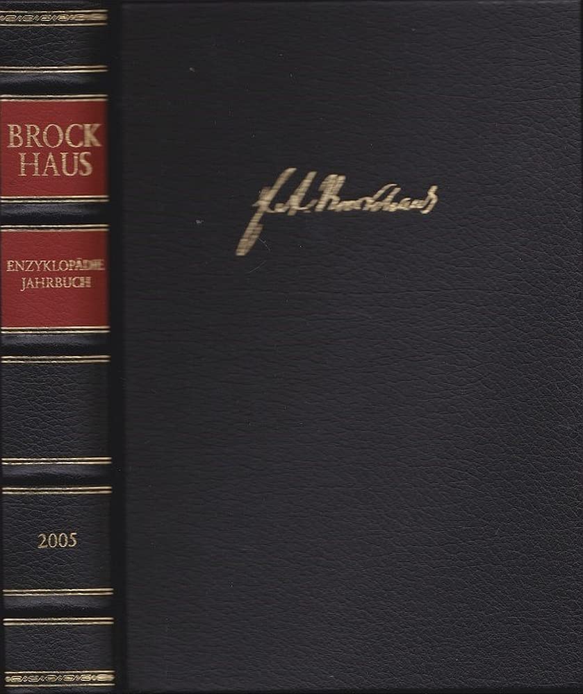 Brockhaus Enzyklopädie Jahrbuch 2005 (Halbleder-Einband) Reference Books