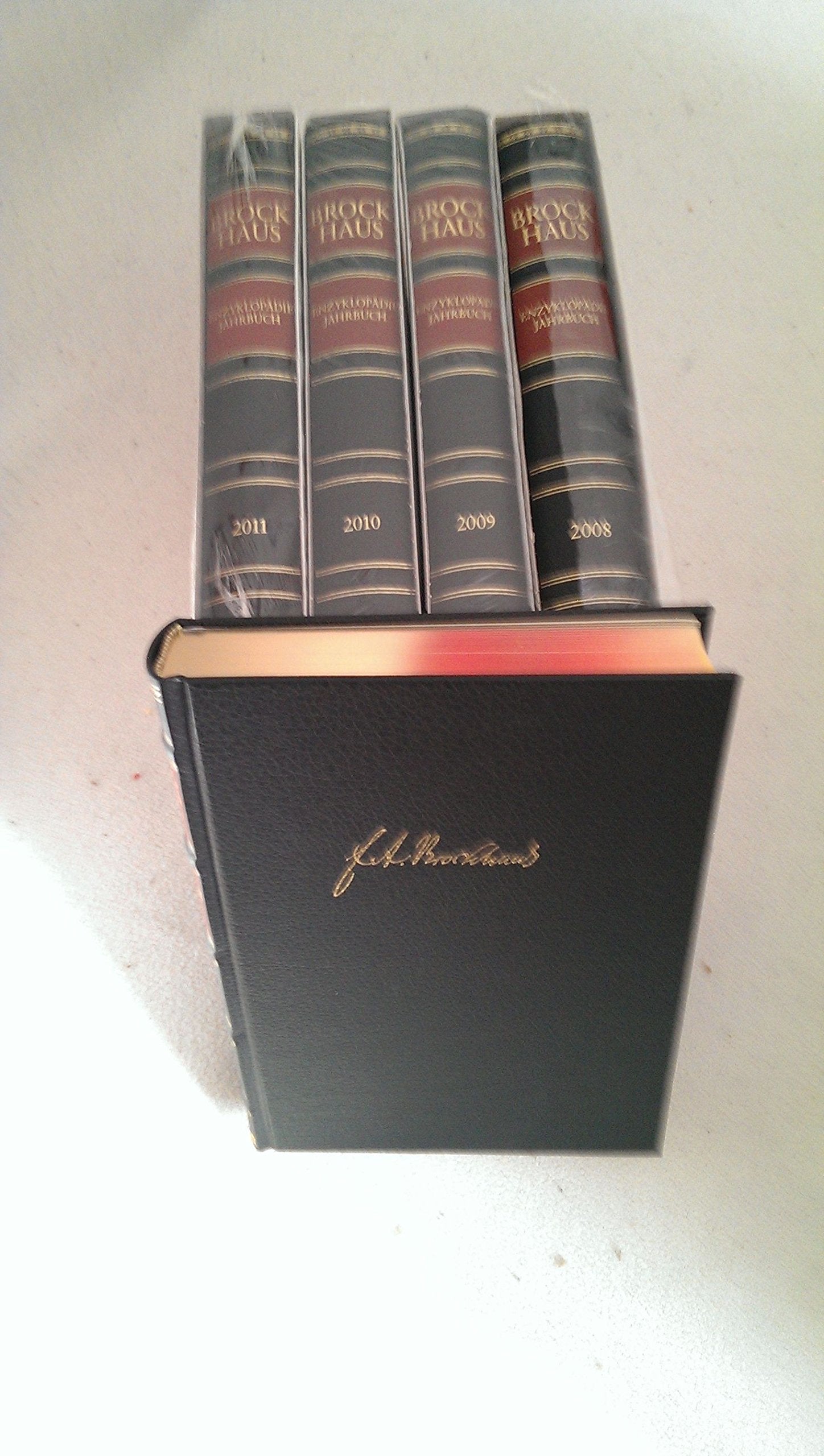 Brockhaus Enzyklopädie Jahrbuch 2008 (Halbleder-Einband) Reference Books