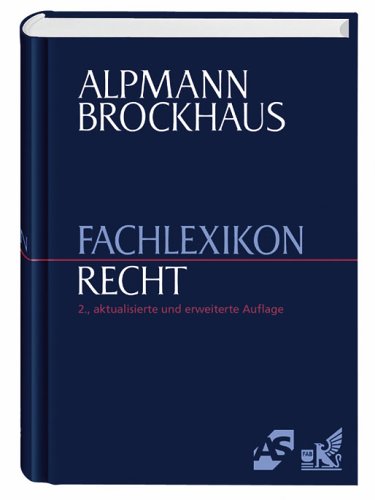 Alpmann Brockhaus - Fachlexikon Recht Law