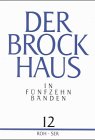 Der Brockhaus, 15 Bde., Bd.12, Roh-Ser Reference Books