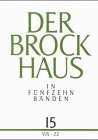 Der Brockhaus, 15 Bde., Bd.15, Vis-Zz Reference Books