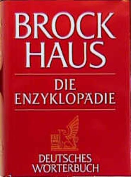 Brockhaus. Die Enzyklopädie. Ergänzungsbände: Brockhaus Enzyklopädie, 20., neubearb. Aufl., 24 Bde. m. Erg.-Bdn., Bd.28, Deutsches Wörterbuch General education