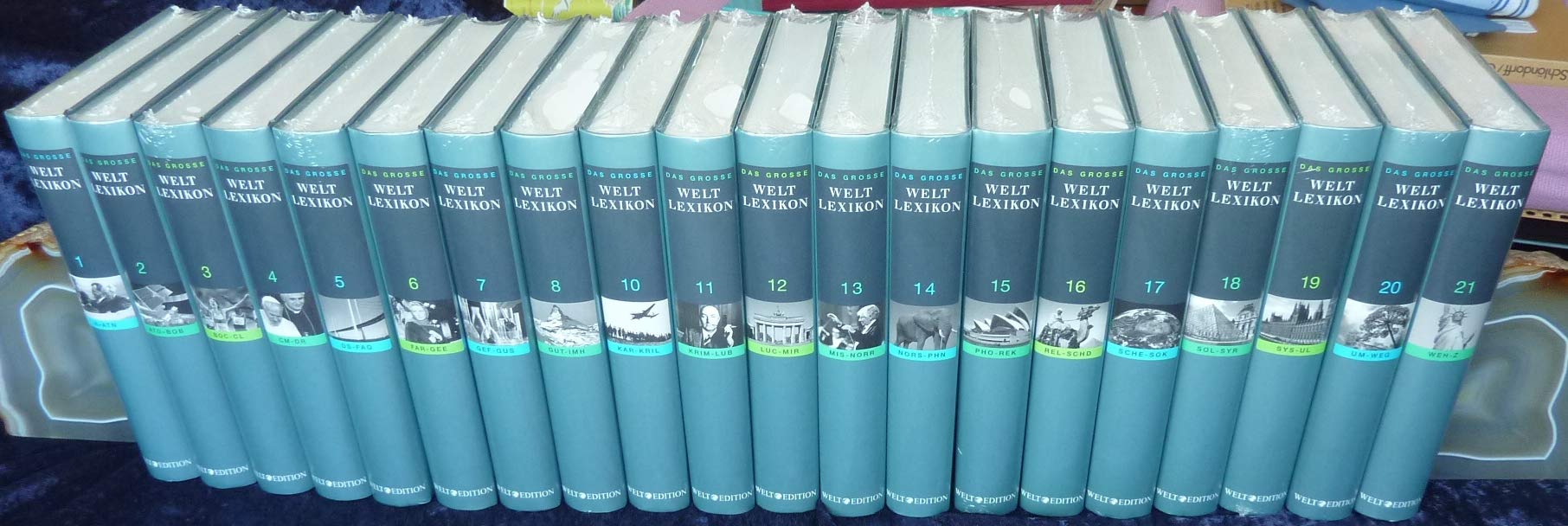 Das grosse Welt-Lexikon in 21 Bänden, Band 1 - 21 General education