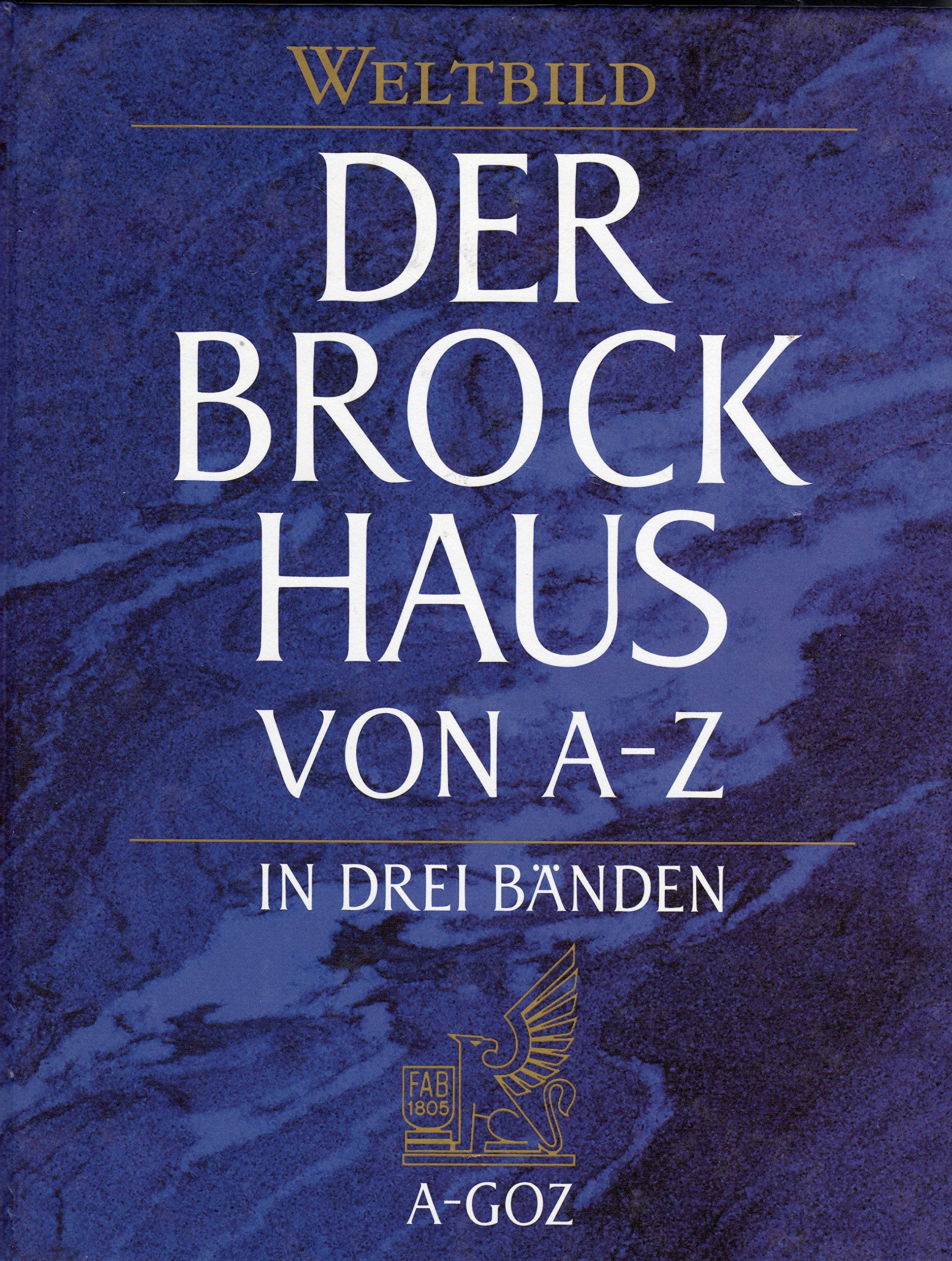 Der Brockhaus von A-Z - Komplett in drei Bänden Reference Books