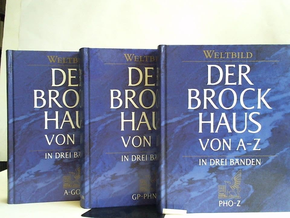 Der Brockhaus von A-Z in drei Bänden. Reference Books