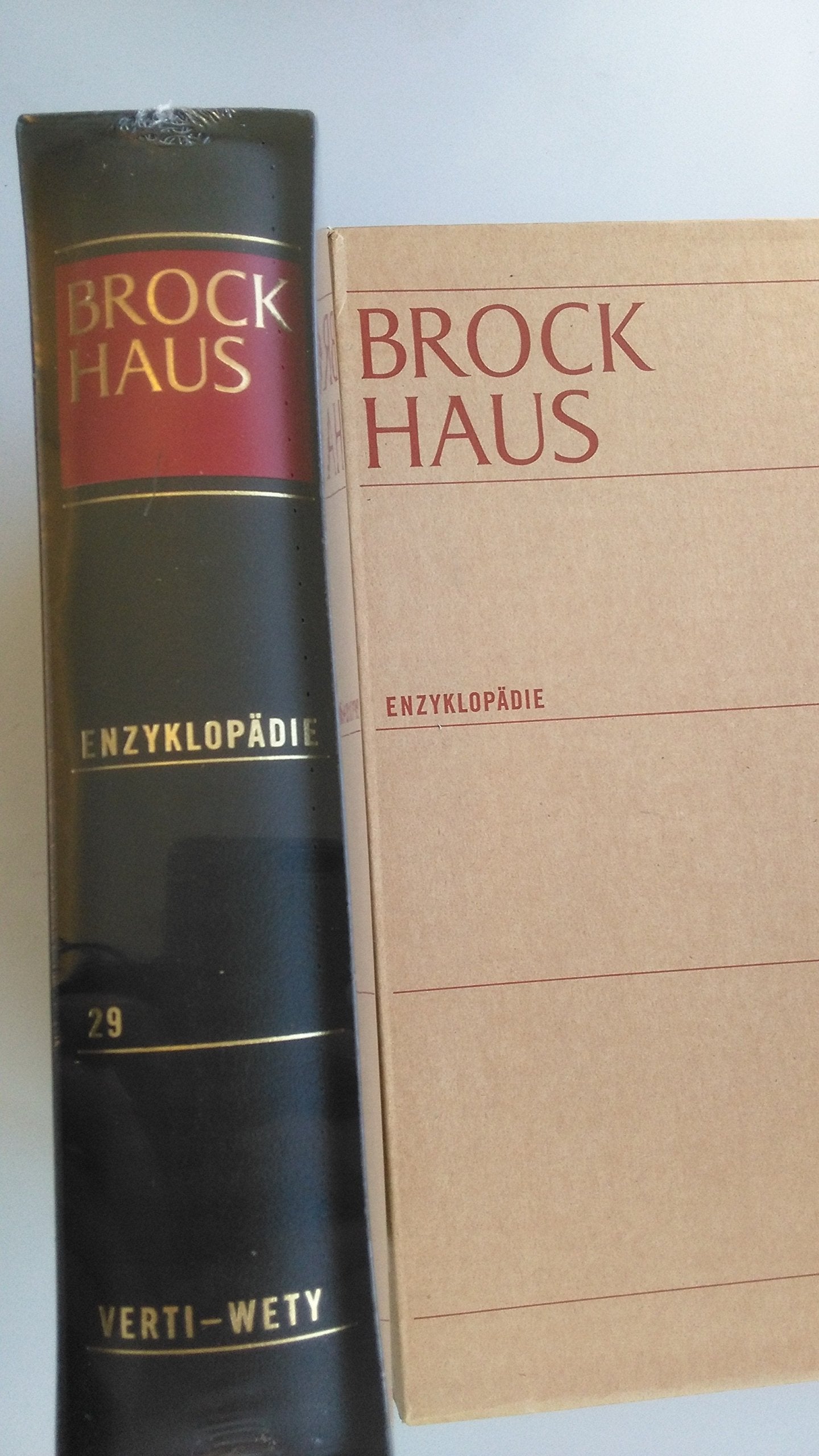 Brockhaus. Enzyklopädie. 30 Bände. (21. A.). VERTI - WETY: 29 General education