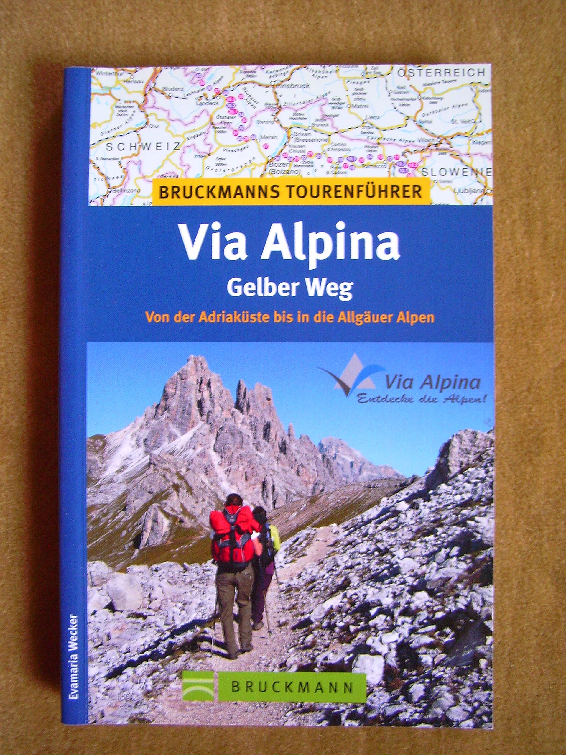 Via Alpina - Gelber Weg: Von den Julischen bis in die Allgäuer Alpen (Tourenführer) Leisure, Home & Garden