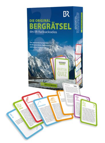 Orig. Bergrätsel d. BR-Rucksackradios: Das spannende Karten-Quiz für Bergwanderer, Gipfelstürmer und andere Schlaumeier Leisure & Fun