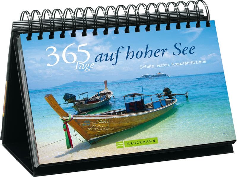 365 Tage auf hoher See - Tischaufsteller im Schuber: Schiffe, Häfen, Kreuzfahrtträume Leisure, Home & Garden