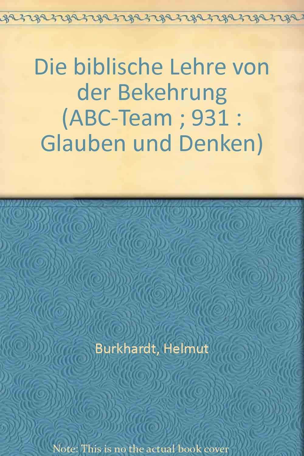 Die biblische Lehre von der Bekehrung. Books