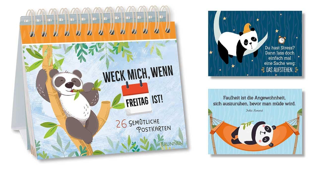 Weck mich, wenn Freitag ist!: 26 gemütliche Postkarten Posters