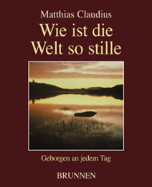 Wie ist die Welt so stille: Geborgen an jedem Tag (Brunnen-Geschenk-Hefte) Religion & Esotericism
