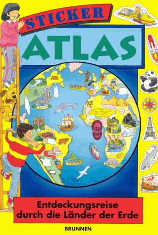 Sticker Atlas: Entdeckungsreise durch die Länder der Erde Books