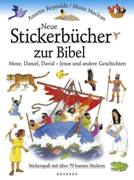 Neue Stickerbücher zur Bibel: Mose, Daniel, David - Jesus und andere Geschichten Non-fiction