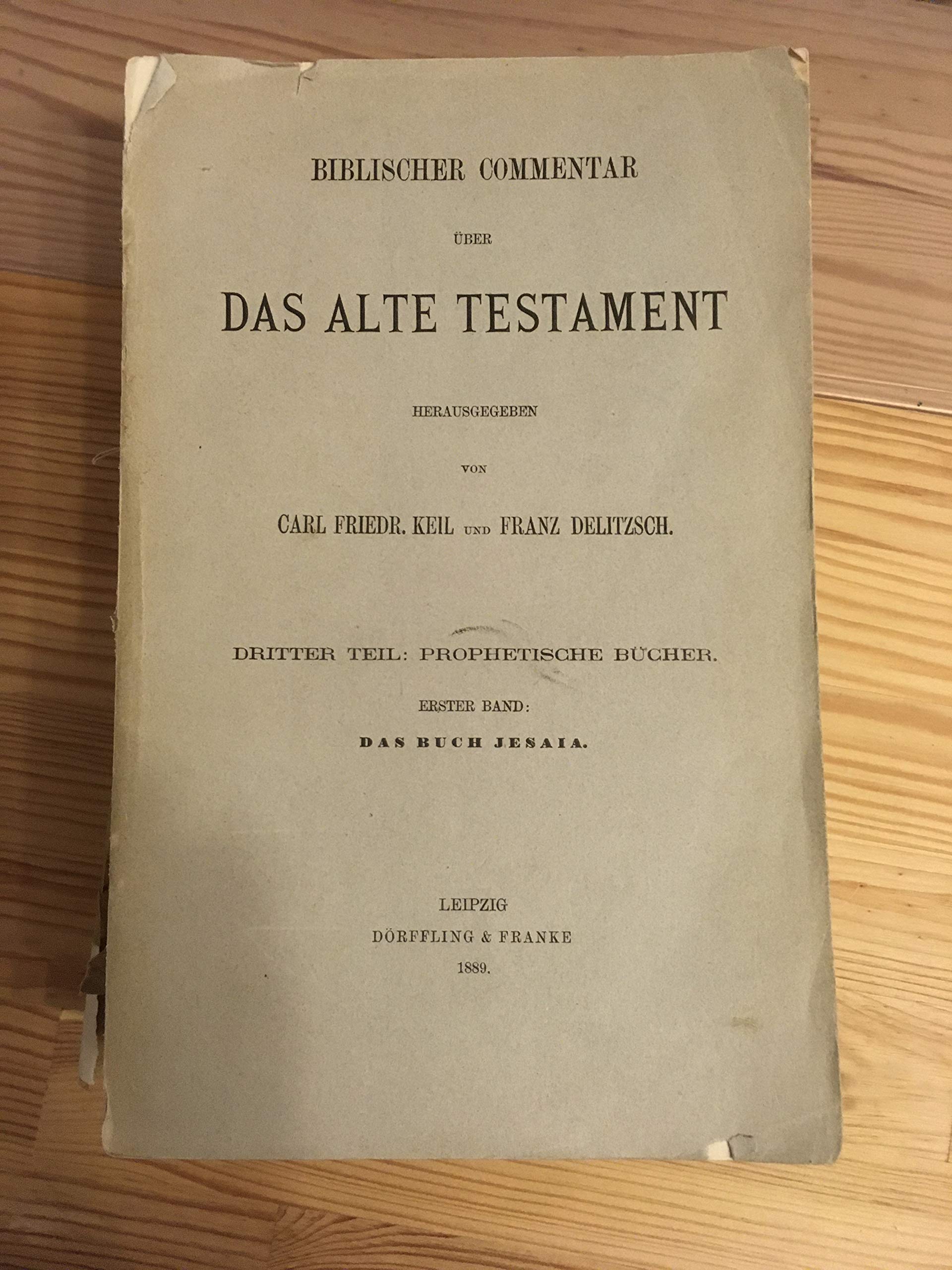 Jesaja: Biblischer Commentar über das AT (TVG Kommentare und Reprints) Books