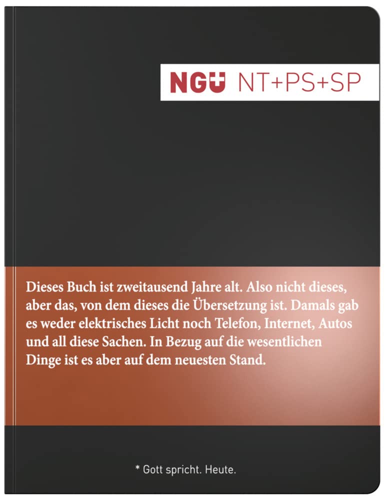 Neue Genfer Übersetzung (NGÜ) - Neues Testament mit Psalmen und Sprüchen Second hand books on Religion & Esotericism