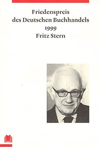 Fritz Stern: Friedenspreis des deutschen Buchhandels 1999. Ansprachen aus Anlass der Verleihung (Friedenspreis des Deutschen Buchhandels - Ansprachen aus Anlass der Verleihung) Law