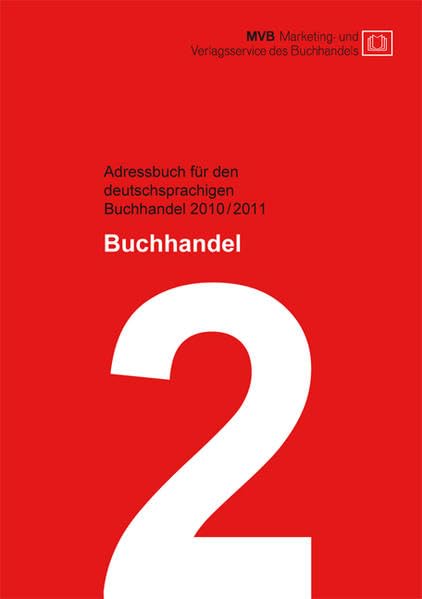 Adressbuch für den deutschsprachigen Buchhandel 2010/2011: Buchhandel Lifestyle