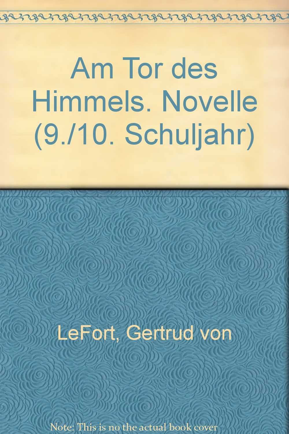 Am Tor des Himmels: Novelle (9./10. Schuljahr) Books