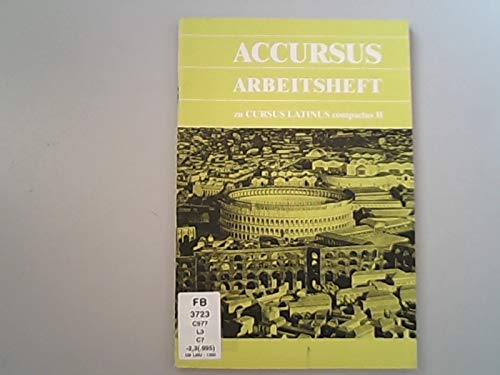 Cursus Latinus compactus, Ausgabe für Bayern, Accursus, Arbeitsheft Learning & Reference