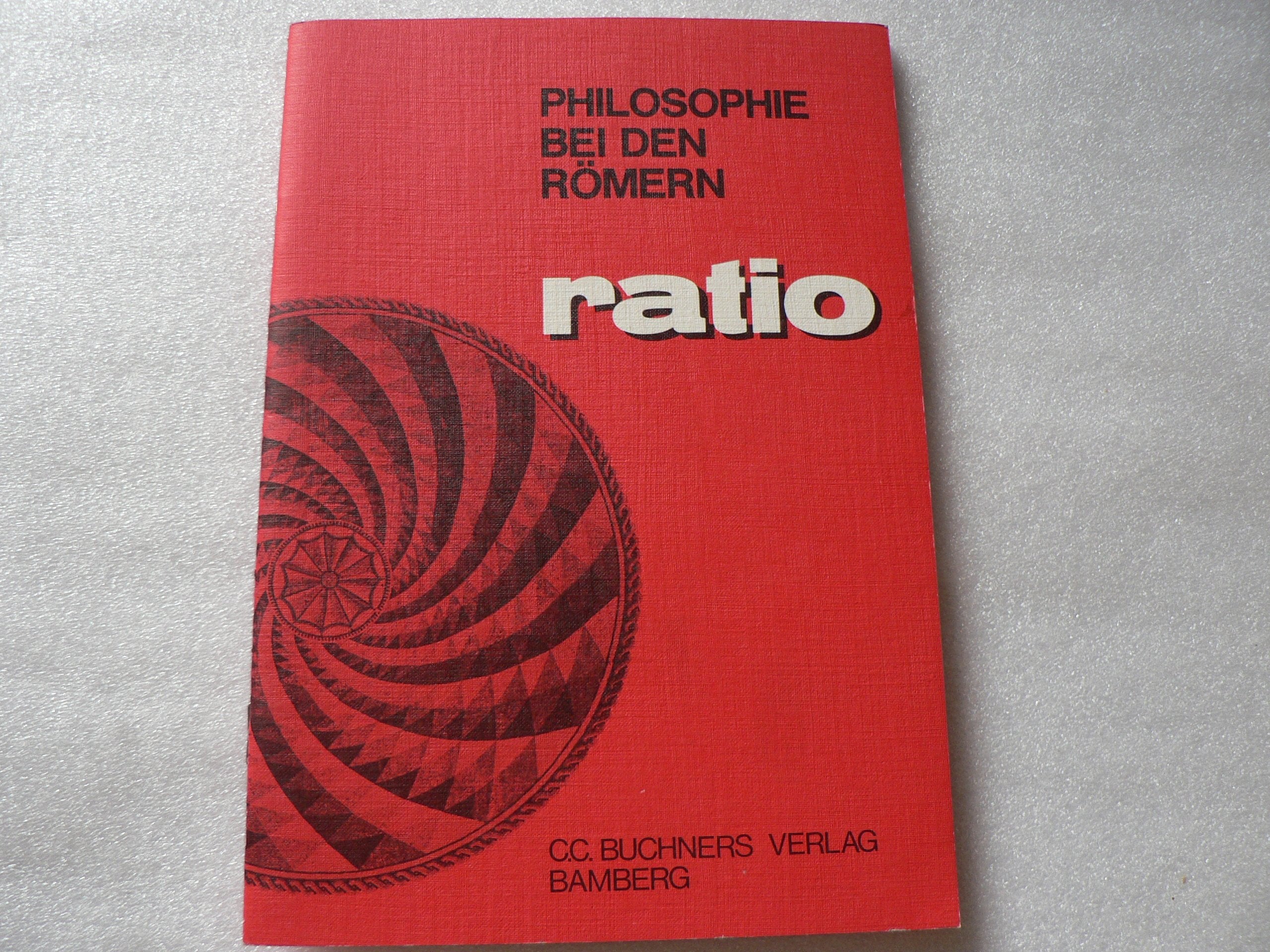 Philosophie bei den Römern. (ratio) Books