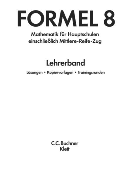 8. Schuljahr, M-Zug, Lehrerband book