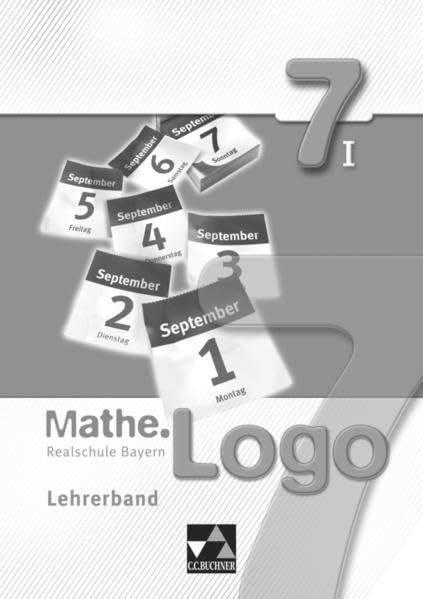 Mathe.Logo 7/1 Realschule Bayern Lehrerband Non-fiction