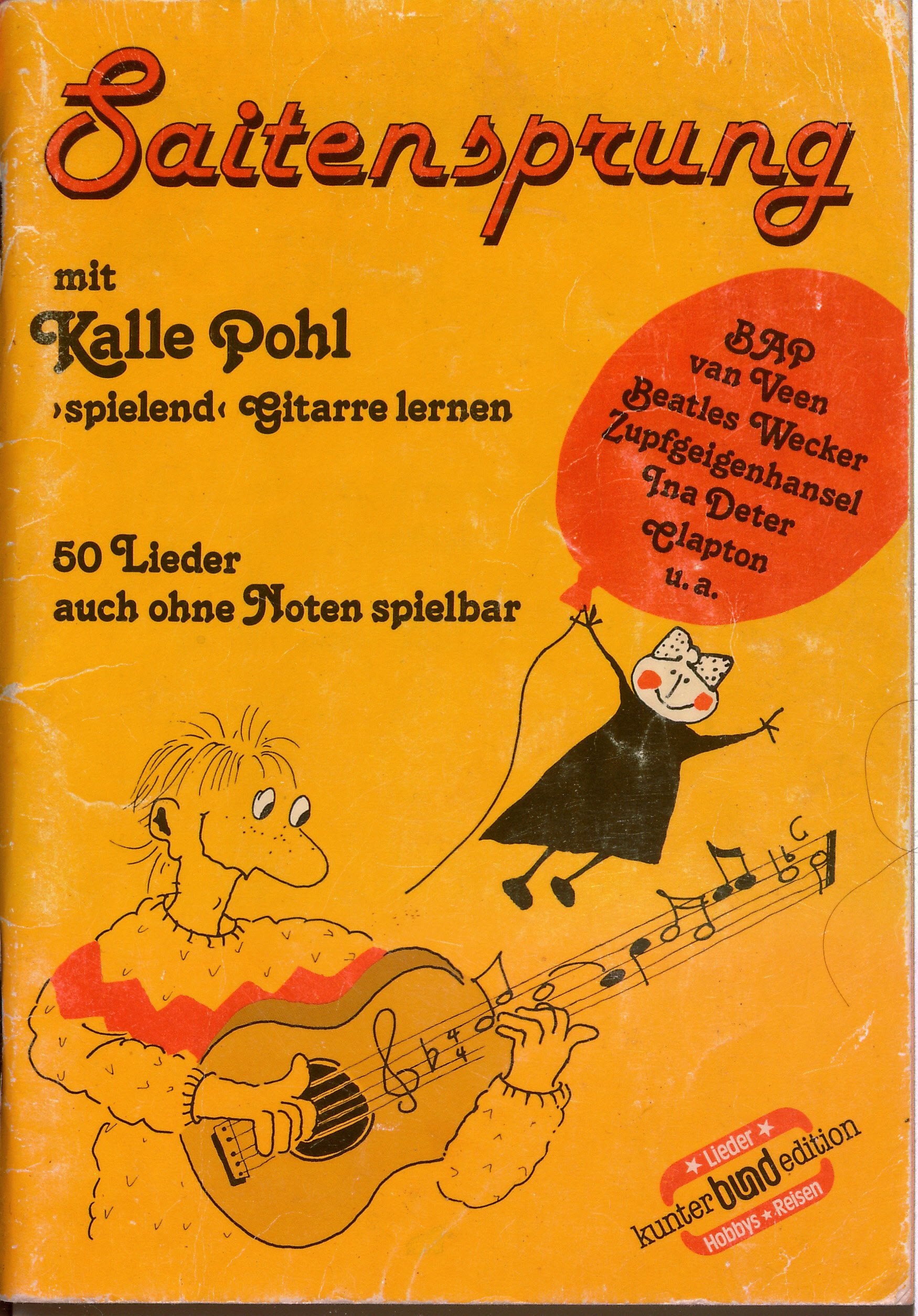 Saitensprung. 50 Lieder und massig Tips für Gitarrenspieler Books