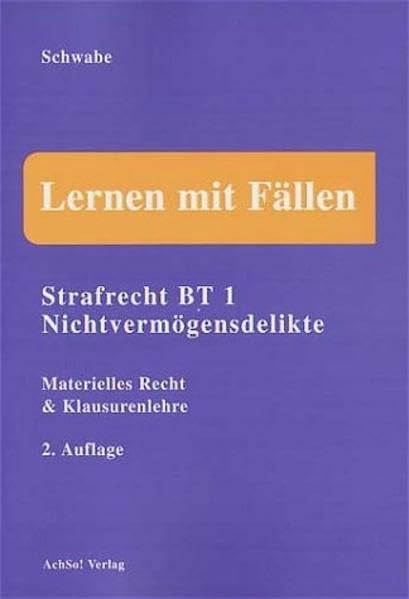 Product Image: Strafrecht BT 1 (Lernen mit Fällen)