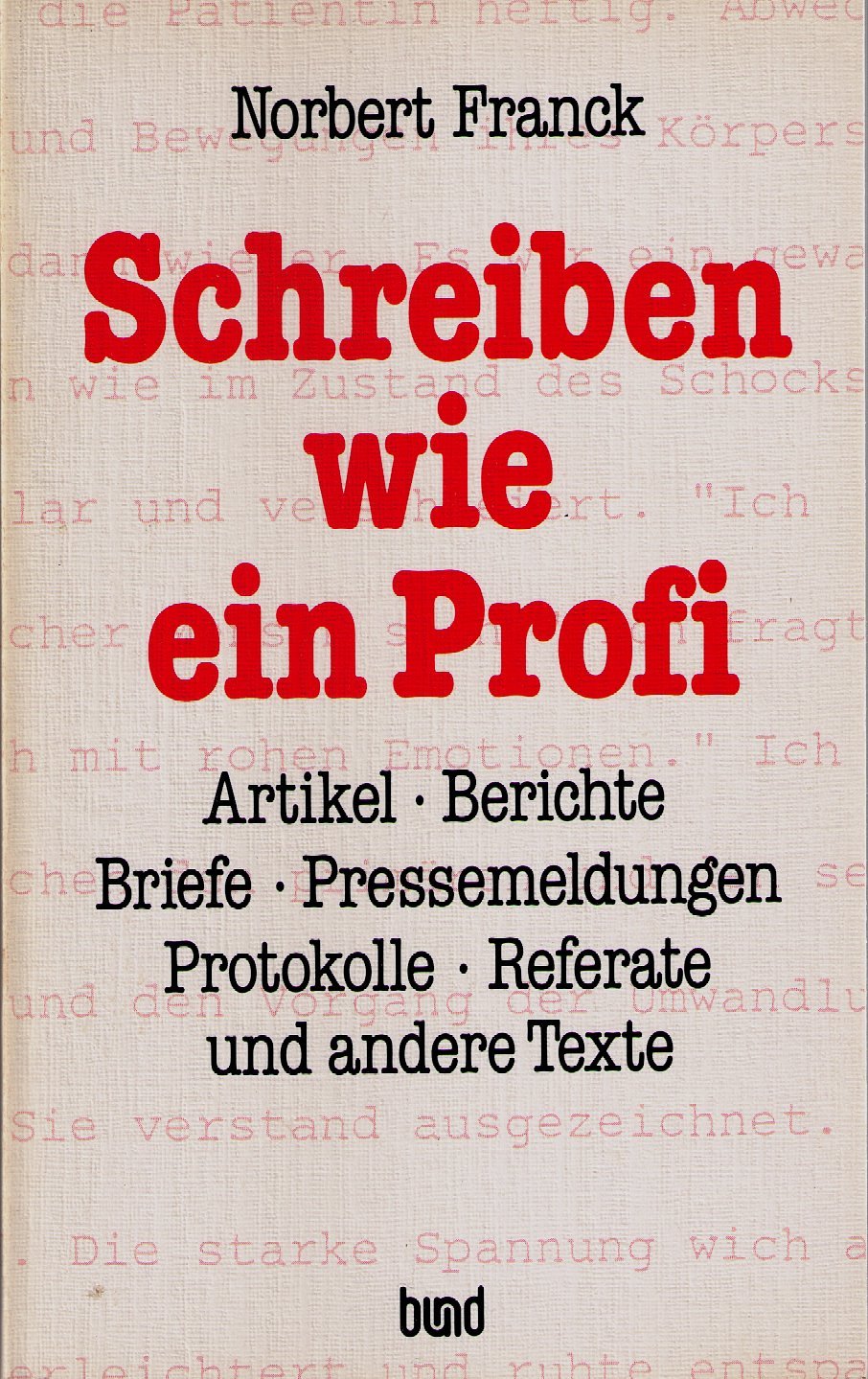 Schreiben wie ein Profi Media & Communication