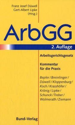 ArbGV - Arbeitsgerichtsverfahren. Kommentar für die Praxis Law