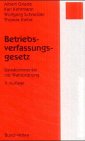Betriebsverfassungsgesetz. Mit Wahlordnung Law