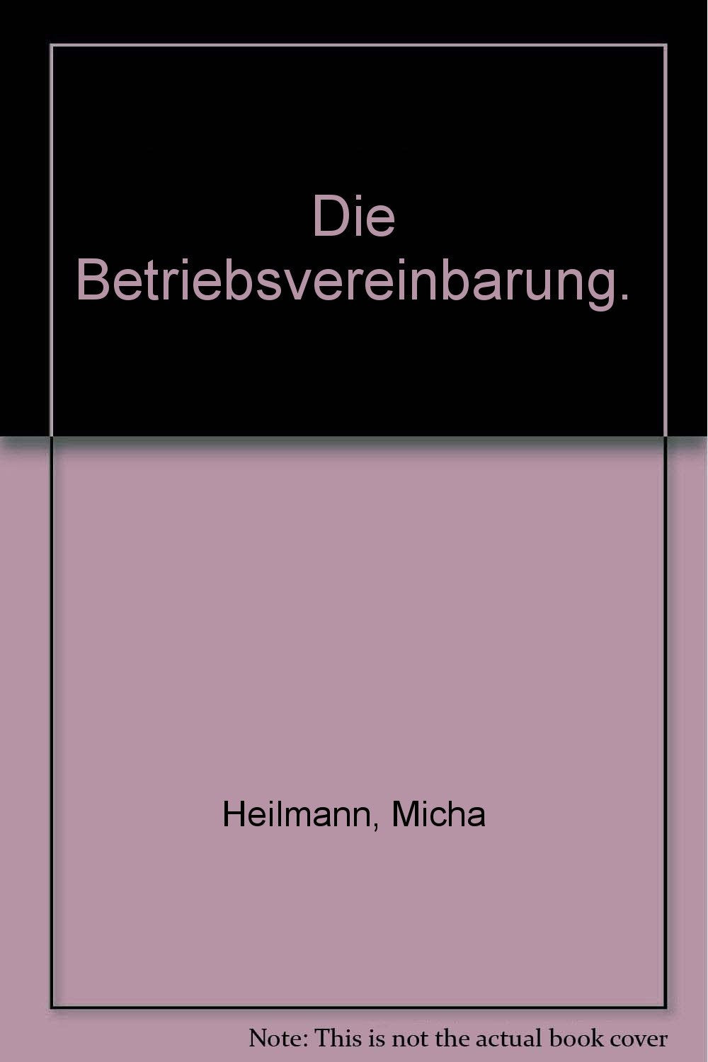 Die Betriebsvereinbarung Law