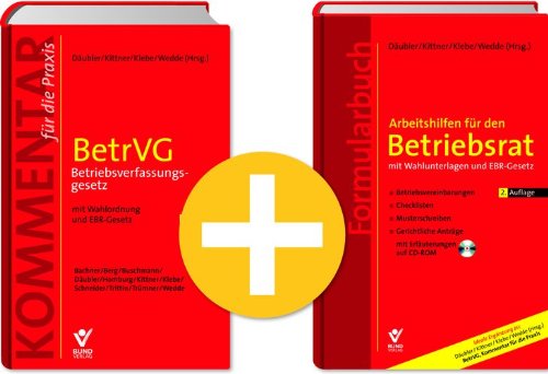 BetrVG (Kommentar für die Praxis) und Arbeitshilfen für den Betriebsrat (Formularbuch) - Kombi-Paket Law
