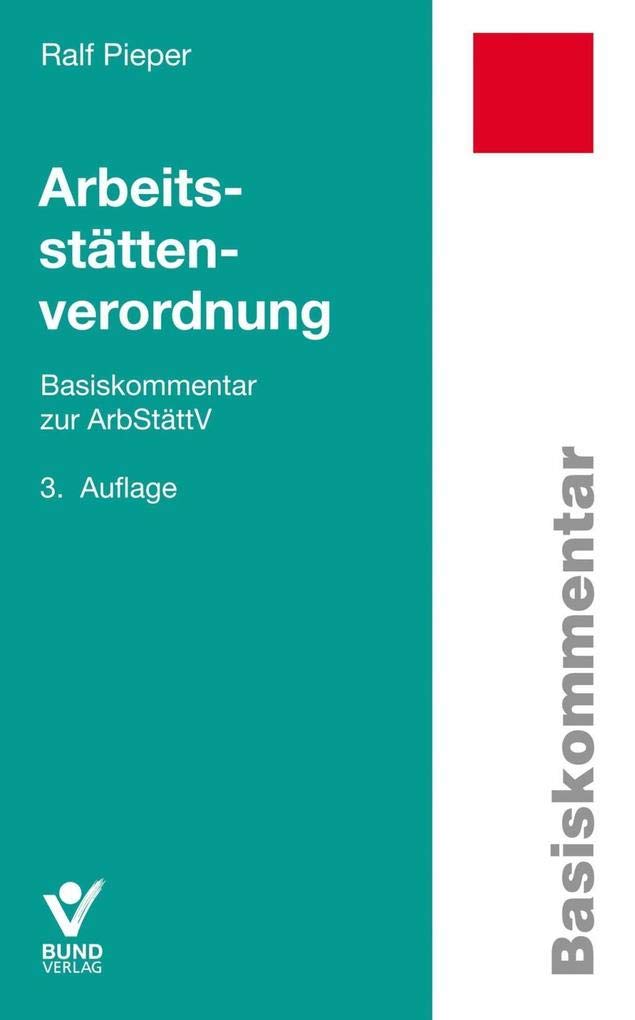 Arbeitsstättenverordnung Law Books