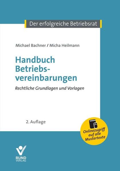 Handbuch Betriebsvereinbarungen Law