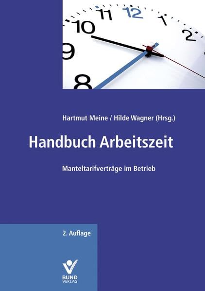 Handbuch Arbeitszeit Law Books