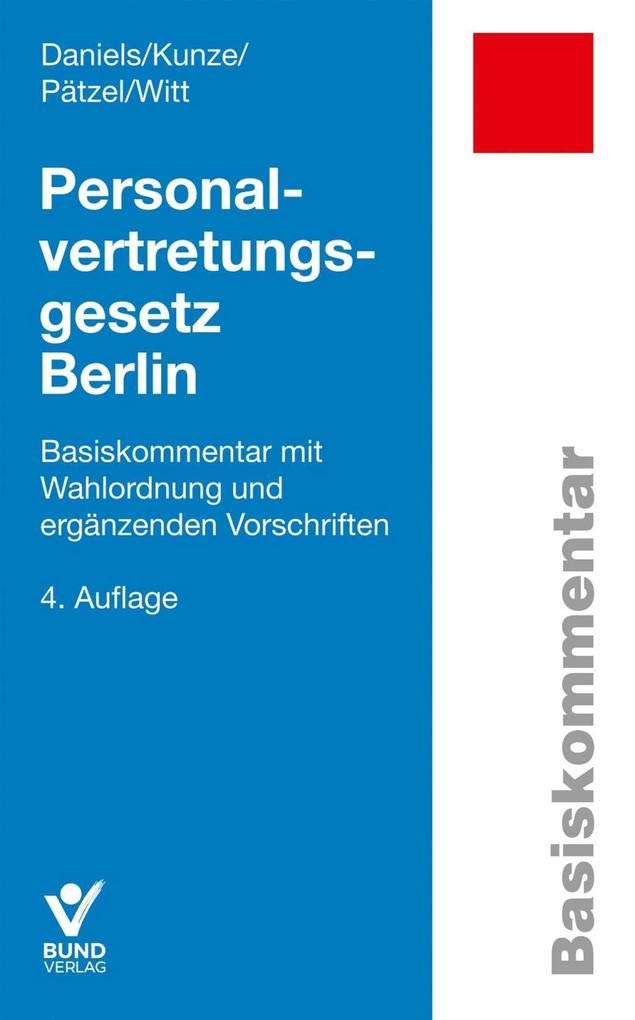 Personalvertretungsgesetz Berlin Law Books