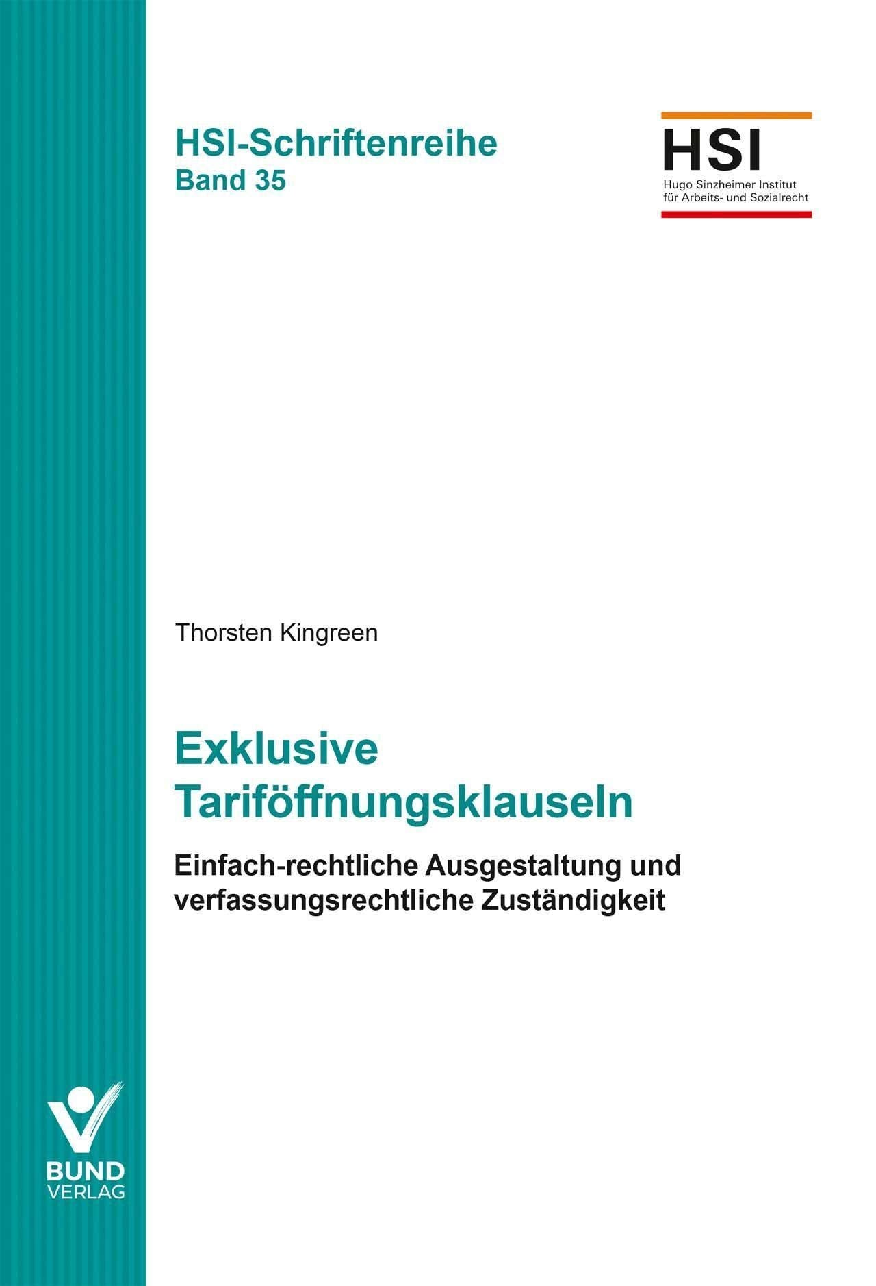 Product Image: Exklusive Tariföffnungsklauseln