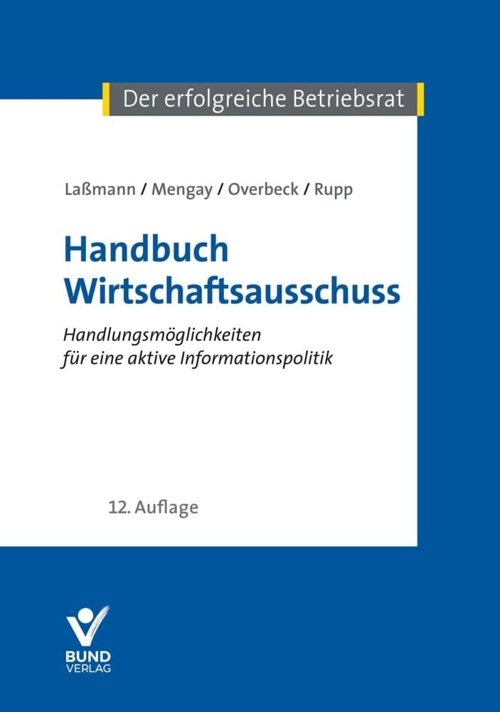 Product Image: Handbuch Wirtschaftsausschuss
