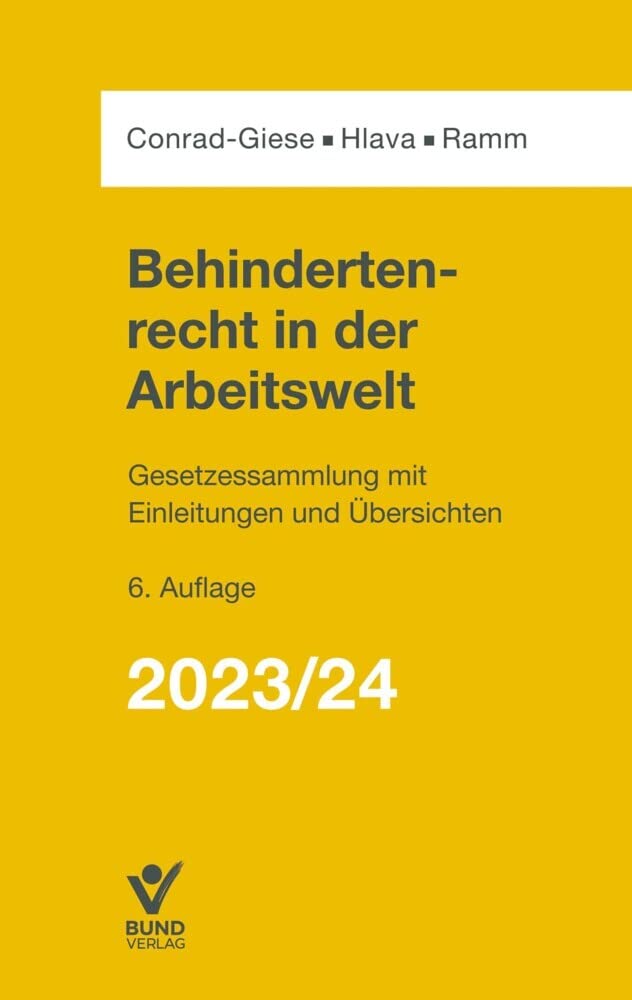 Behindertenrecht in der Arbeitswelt 2023/2024 Law